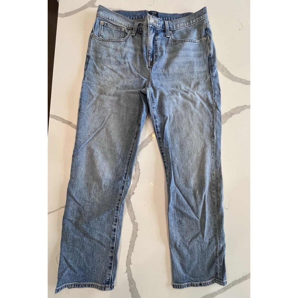 J.Crew | Distressed Slim Broken In Boyfriend Jeans‎ Size 29 Med Wash